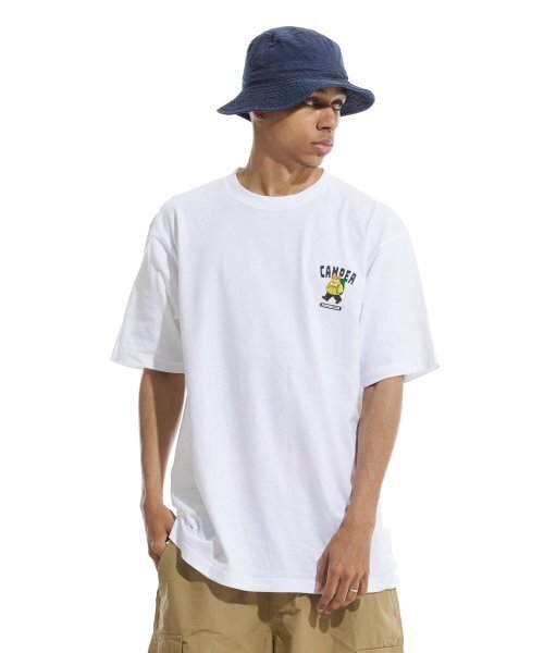 CREAM SODA LAB(クリームソーダラボ)の「キャンピングクラブ スモールロゴ 半袖Tシャツ ホワイトライム(Tシャツ/カットソー・レディース・その他・MEDIUM/LARGE/X-LARGE/XX-LARGE)」の3枚目の写真