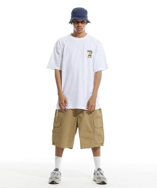 CREAM SODA LAB(クリームソーダラボ)の「キャンピングクラブ スモールロゴ 半袖Tシャツ ホワイトライム(Tシャツ/カットソー・レディース・その他・MEDIUM/LARGE/X-LARGE/XX-LARGE)」の4枚目の写真