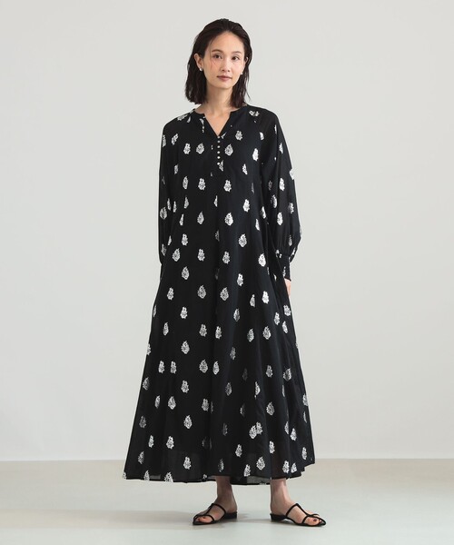 美品【ne Quittez pas】 マキシワンピース NE QUITTEZ PAS!（ヌキテパ） ne Quittez pas ワンピース Cotton