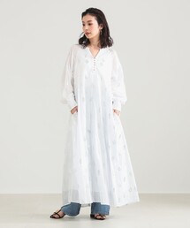 NE QUITTEZ PAS!（ヌキテパ）の「ne Quittez pas / ボイル フラワー ロングスリーブ ワンピース［手洗い可］（ワンピース）」