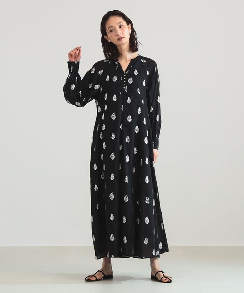 新品　ne Quittez pas ブラック ノースリーブ ロングワンピース item30f48ebe3dc711f09c850242ac