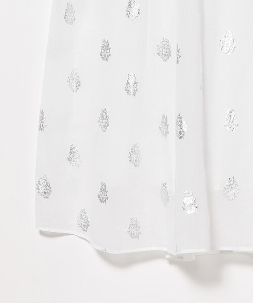 ne Quittez pas / ボイル フラワー ロングスリーブ ワンピース［手洗い