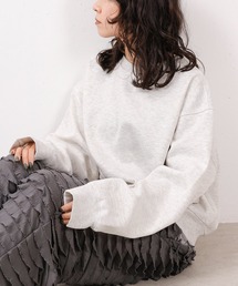 emesuelee（エメスーリー）の「ロゴポイント スウェット プルオーバー 裏起毛（スウェット）」