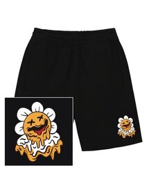 TRIPSHION（トリップション）の「MELTING DAISY LOGO Sweat Half Pants - Black（その他パンツ）」