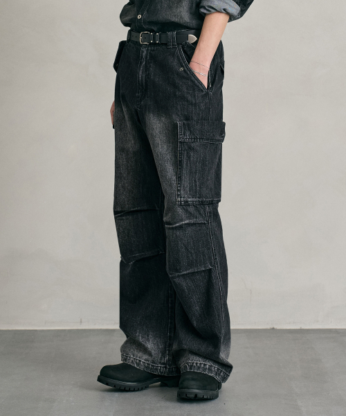 DECET（デケト）の「M51 Field Jeans DCPT057BlackA（デニムパンツ・レディース・その他・26/28/30/32/34）」の2枚目の写真
