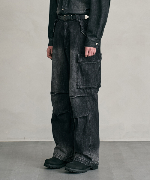 DECET（デケト）の「M51 Field Jeans DCPT057BlackA（デニムパンツ・レディース・その他・26/28/30/32/34）」の4枚目の写真