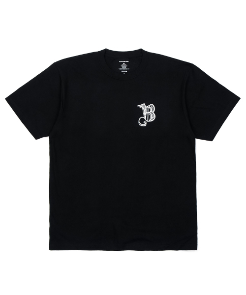 BLACK BLOND(ブラック ブロンド)の「ビビディスケッチロゴ半袖Tシャツ(ブラック)(Tシャツ/カットソー・レディース・その他・SMALL/MEDIUM/LARGE/X-LARGE/XX-LARGE/XXX-LARGE)」の1枚目の写真