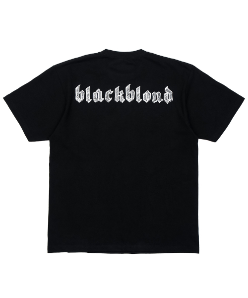 BLACK BLOND(ブラック ブロンド)の「ビビディスケッチロゴ半袖Tシャツ(ブラック)(Tシャツ/カットソー・レディース・その他・SMALL/MEDIUM/LARGE/X-LARGE/XX-LARGE/XXX-LARGE)」の2枚目の写真