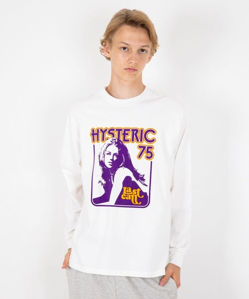 HYSTERIC GLAMOUR(ヒステリックグラマー)の「LAST CALL 75 Tシャツ(Tシャツ/カットソー・メンズ・ブラック/グリーン/ホワイト・MEDIUM/SMALL/X-LARGE/LARGE)」の4枚目の写真