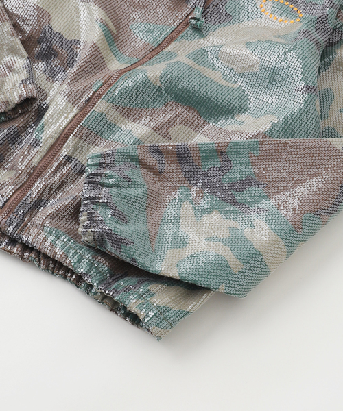 AFB / エーエフビー HOODED SPANGLE FLANNEL JACKET（ブルゾン）｜AFB