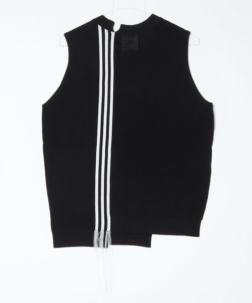 Y-3（ワイスリー）の「Y-3 GFX KNITTED VEST（ニット/セーター・メンズ・ブラック・X-LARGE/LARGE/MEDIUM/SMALL/X-SMALL/XX-SMALL）」の9枚目の写真
