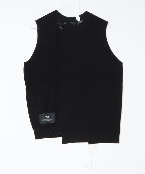Y-3（ワイスリー）の「Y-3 GFX KNITTED VEST（ニット/セーター・メンズ・ブラック・X-LARGE/LARGE/MEDIUM/SMALL/X-SMALL/XX-SMALL）」の2枚目の写真