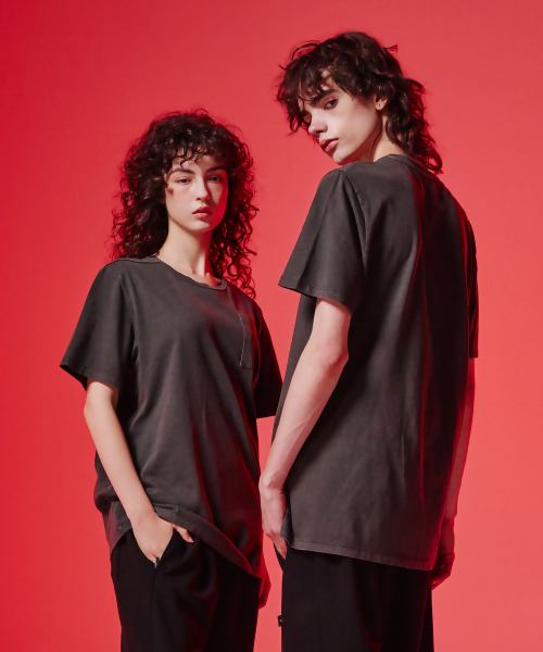 GALEX(ギャレックス)の「デイリーポケットショートスリーブピグメントチャコール GA4284 CH(Tシャツ/カットソー・メンズ・その他・100/95/105/90/110)」の1枚目の写真