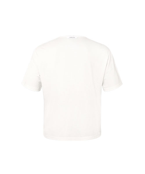 CHILLSA(チルサ)の「SW Over Fit Short Sleeve_White(Tシャツ/カットソー・レディース・ホワイト・1/2/3)」の3枚目の写真