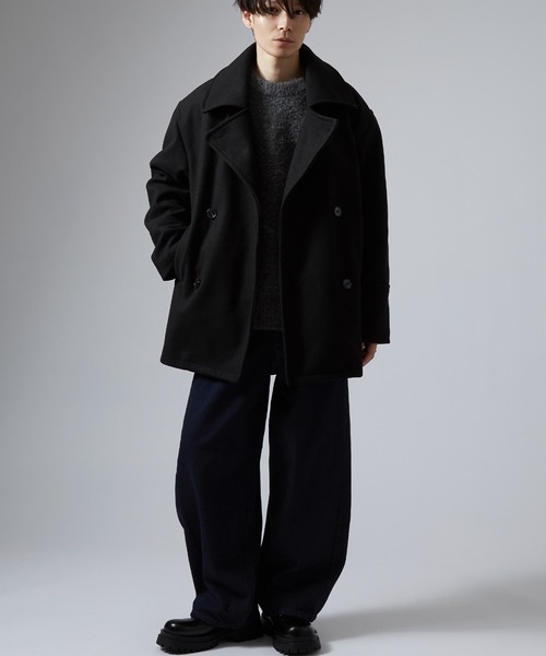 En serio TOKYO(エンソリオトーキョー)の「9.5ozデニムバレルレッグジーンズ(デニムパンツ・メンズ・ネイビー/ブラック系/サックスブルー/ブラック/ブルー・SMALL/MEDIUM/LARGE/X-LARGE)」の9枚目の写真