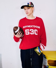 BOYNEXTDOOR | ZOZOTOWN（ボーイネクストドア | ゾゾタウン）の「BOYNEXTDOOR | ZOZOTOWN GRAPHIC KNIT（ニット/セーター）」