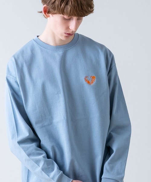 rehacer(レアセル)の「rehacer : Engage Heart HW L/S / エンゲージハート ヘヴィウェイト ロングスリーブ カットソー(Tシャツ/カットソー・メンズ・ブルー/ブラック/ホワイト・X-LARGE/LARGE/MEDIUM)」の19枚目の写真