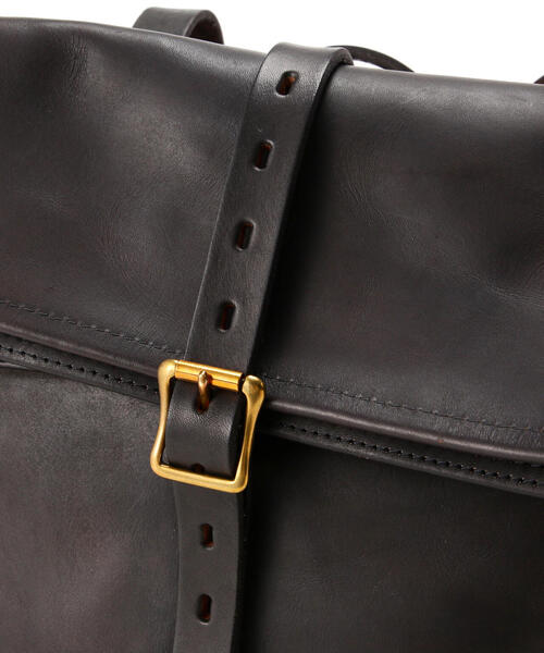 schott（ショット）の「VASCO/ヴァスコ/LEATHER ROLLTOP RUCKSACK/レザー ロールトップ ラックサック（バックパック/リュック・メンズ・ブラック・F）」の16枚目の写真