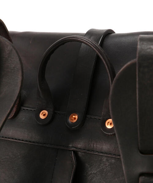 schott（ショット）の「VASCO/ヴァスコ/LEATHER ROLLTOP RUCKSACK/レザー ロールトップ ラックサック（バックパック/リュック・メンズ・ブラック・F）」の18枚目の写真