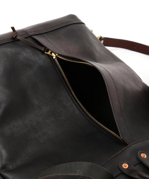 schott（ショット）の「VASCO/ヴァスコ/LEATHER ROLLTOP RUCKSACK/レザー ロールトップ ラックサック（バックパック/リュック・メンズ・ブラック・F）」の22枚目の写真