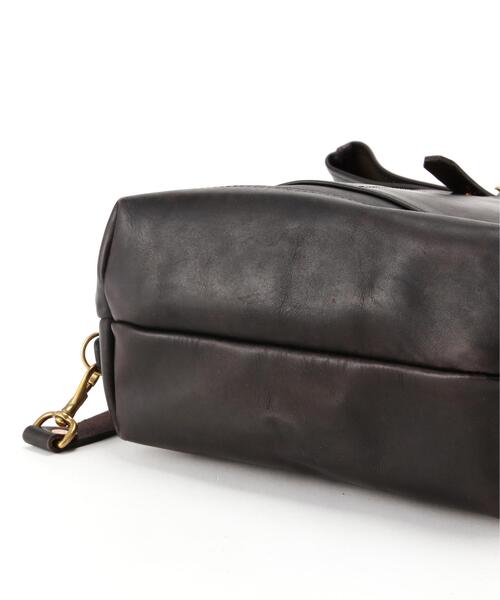 Schott(ショット)の「VASCO/ヴァスコ/LEATHER ROLLTOP RUCKSACK/レザー ロールトップ ラックサック(バックパック/リュック・メンズ・ブラック・F)」の11枚目の写真