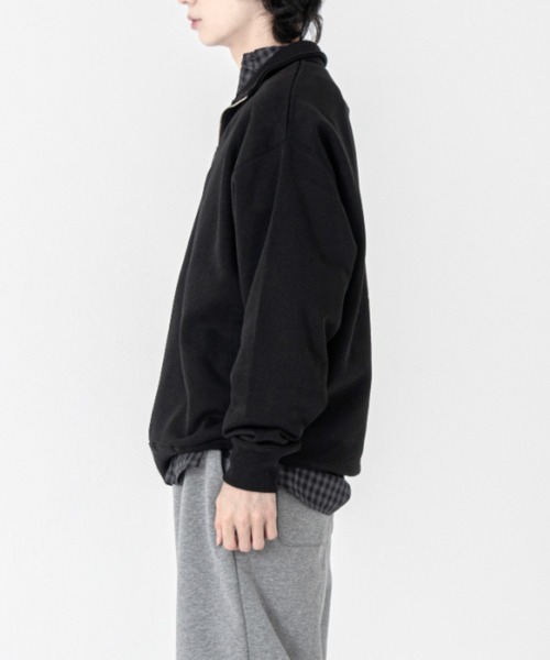 KLON（クローン）の「KLON LOOSE FIT HALF-ZIP SWEAT BLACK（スウェット・レディース・ブラック・LARGE/X-LARGE）」の10枚目の写真