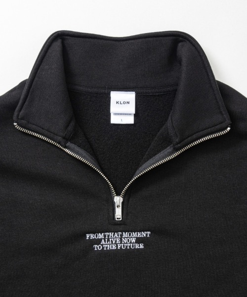 KLON（クローン）の「KLON LOOSE FIT HALF-ZIP SWEAT BLACK（スウェット・レディース・ブラック・LARGE/X-LARGE）」の20枚目の写真