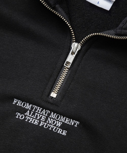 KLON（クローン）の「KLON LOOSE FIT HALF-ZIP SWEAT BLACK（スウェット・レディース・ブラック・LARGE/X-LARGE）」の19枚目の写真