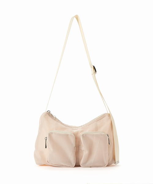 CONTROL FREAK / CTFK（コントロールフリーク）の「CONTROL FREAK/コントロールフリーク　 メッシュポケットバッグ（ハンドバッグ・レディース・ブラック/ベージュ/ブラウン/ピンク・ONE SIZE）」の4枚目の写真