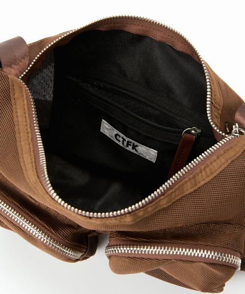 CONTROL FREAK / CTFK（コントロールフリーク）の「CONTROL FREAK/コントロールフリーク　 メッシュポケットバッグ（ハンドバッグ・レディース・ブラック/ベージュ/ブラウン/ピンク・ONE SIZE）」の11枚目の写真