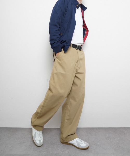 HANES(ヘインズ)の「Hanes ノータックワイドフィットチノパンツ(チノパンツ・メンズ・ベージュ/ブラック/カーキ・MEDIUM/LARGE/X-LARGE/SMALL)」の17枚目の写真