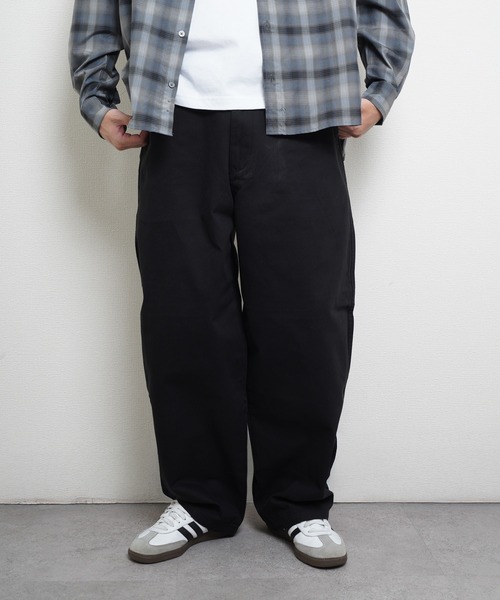 HANES(ヘインズ)の「Hanes ノータックワイドフィットチノパンツ(チノパンツ・メンズ・ベージュ/ブラック/カーキ・MEDIUM/LARGE/X-LARGE/SMALL)」の6枚目の写真