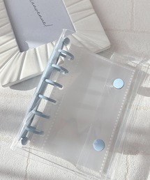 VIBGYOR（ヴィブジョー）の「lulunoix/シール帳 クリアバインダー(透明クリアリフィル10枚付き) N15461（手帳/メモ帳）」