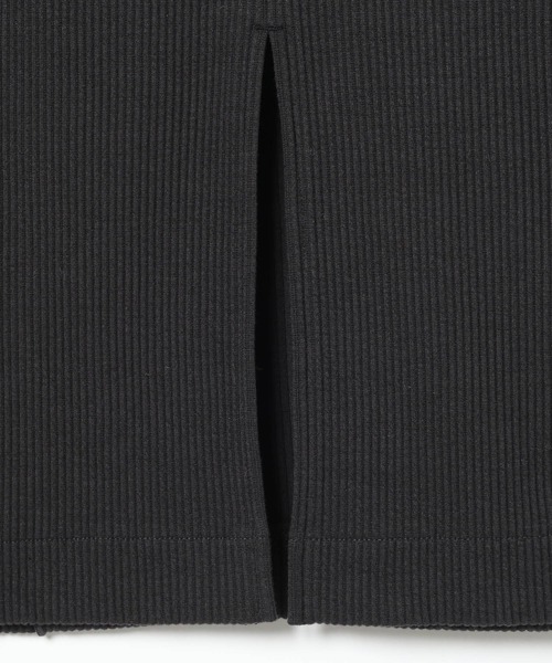 LEPSIM（レプシィム）の「【産前・産後対応】マタニティ／配色メローカットスカート　634395（マタニティウェア/グッズ・レディース・チャコールグレー/イエロー/ブラック・FREE）」の9枚目の写真