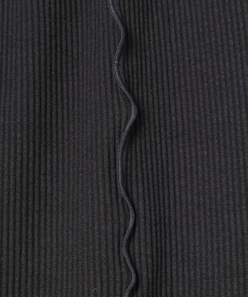 LEPSIM（レプシィム）の「【産前・産後対応】マタニティ／配色メローカットスカート　634395（マタニティウェア/グッズ・レディース・チャコールグレー/イエロー/ブラック・FREE）」の11枚目の写真