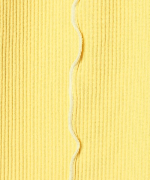 LEPSIM（レプシィム）の「【産前・産後対応】マタニティ／配色メローカットスカート　634395（マタニティウェア/グッズ・レディース・チャコールグレー/イエロー/ブラック・FREE）」の12枚目の写真