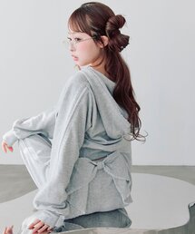 OLIVE des OLIVE（オリーブデオリーブ）の「【web限定カラーあり】バックリボンスウェットパンツ（スウェットパンツ）」