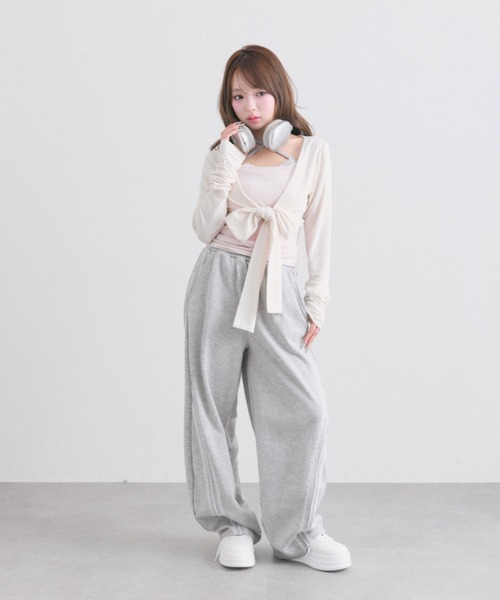 バックリボンスウェットパンツ(スウェットパンツ)|OLIVE des バックリボンスウェットパンツ(スウェットパンツ)|OLIVE des