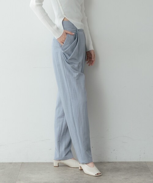 GALLEST(ギャレスト)の「フォルムポケットジョガーパンツ(その他パンツ・レディース・ブラック/ナチュラル/ライトブルー・36/38)」の8枚目の写真