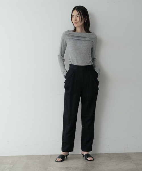 GALLEST(ギャレスト)の「フォルムポケットジョガーパンツ(その他パンツ・レディース・ブラック/ナチュラル/ライトブルー・36/38)」の13枚目の写真