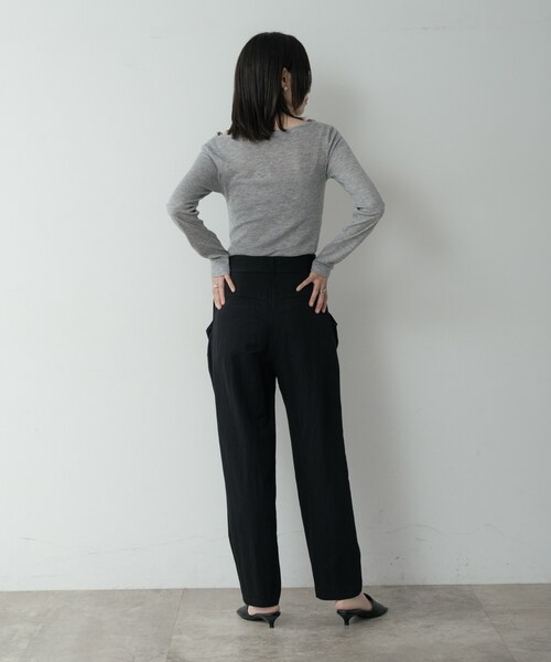 GALLEST(ギャレスト)の「フォルムポケットジョガーパンツ(その他パンツ・レディース・ブラック/ナチュラル/ライトブルー・36/38)」の15枚目の写真