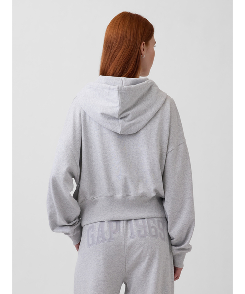 セール】フレンチテリー オーバーサイズ GAP1969ロゴ ジップアップ