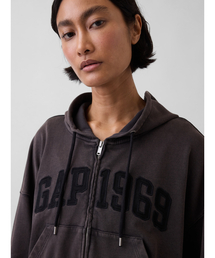 GAP(�M���b�v)�̃t�����`�e���[ �I�[�o�[�T�C�Y GAP1969���S �W�b�v�A�b�v�p�[�J�[(�p�[�J�[)