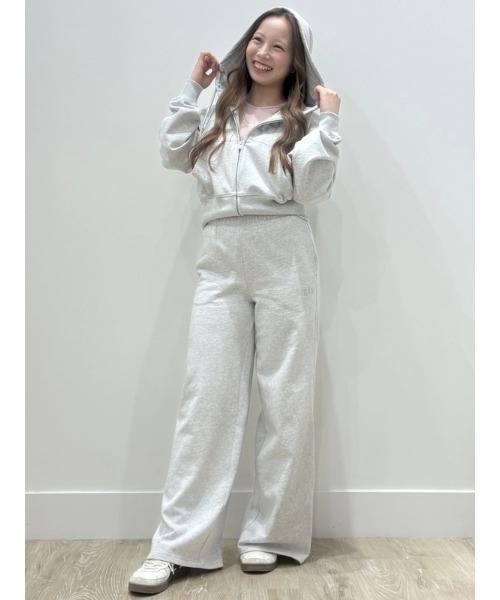 フレンチテリー オーバーサイズ GAP1969ロゴ ジップアップパーカー