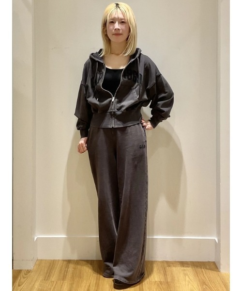 セール】フレンチテリー オーバーサイズ GAP1969ロゴ ジップアップ