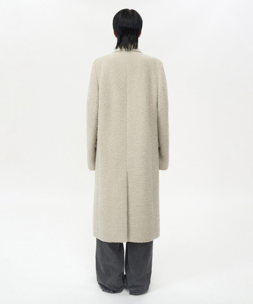 INSILENCE WOMEN(インサイレンスウーマン)の「ブークルアルパカヘアダブルコートASHBEIGE(チェスターコート・レディース・その他・S/M)」の5枚目の写真