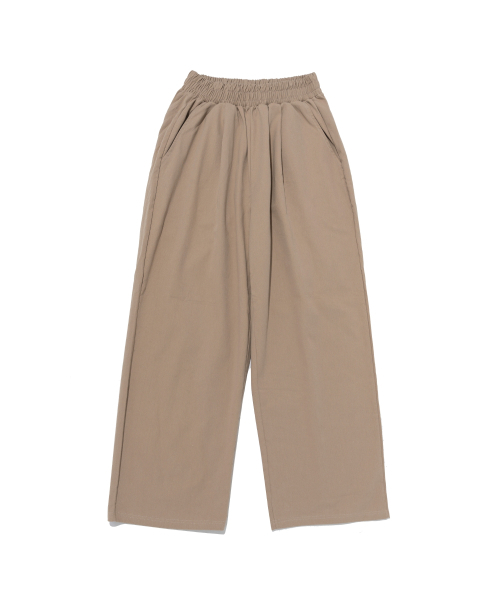 ANALOG MOOD(アナログムード)の「コットンピンタックワイドパンツ(ベージュ)(その他パンツ・レディース・その他・L/XL)」の2枚目の写真