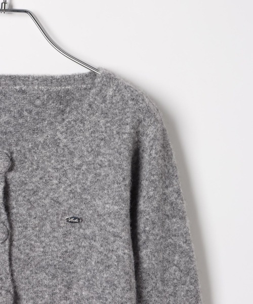 Heather(ヘザー)の「クルミボタンカーディガン 645576(カーディガン/ボレロ・レディース・グレー/ブラック/アイボリー・FREE)」の18枚目の写真