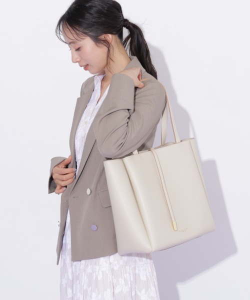 JILL by JILL STUART(ジルバイジルスチュアート)の「ストリングトート(トートバッグ・レディース・ブラック/アイボリー・FREE)」の22枚目の写真
