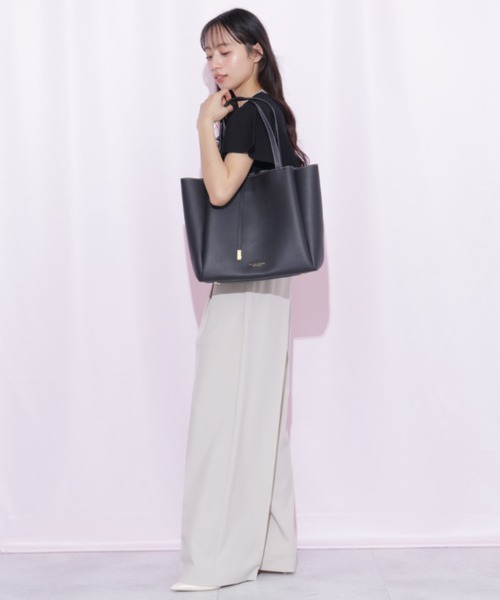 JILL by JILL STUART(ジルバイジルスチュアート)の「ストリングトート(トートバッグ・レディース・ブラック/アイボリー・FREE)」の19枚目の写真